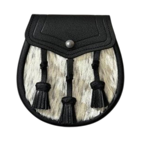 Semi Dress Natural Calfskin Classic Leather Tassel Sporran