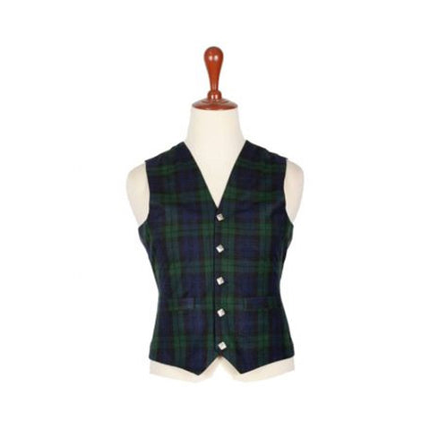 Black Watch Tartan Vest