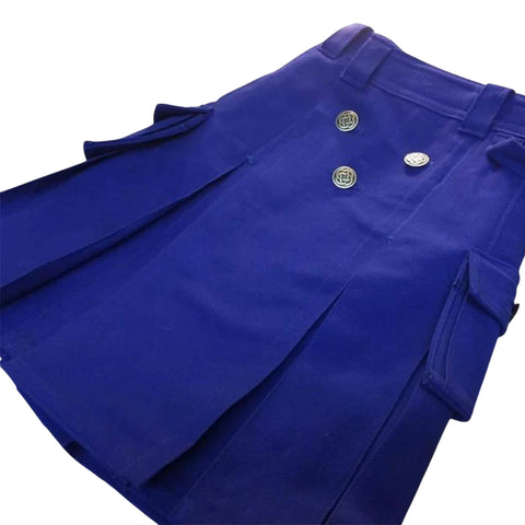 Royal Blue Baby Utility Kilt