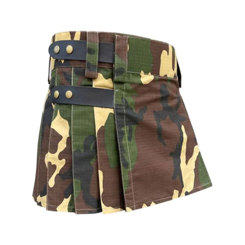 Women Woodland Camo Kilt
