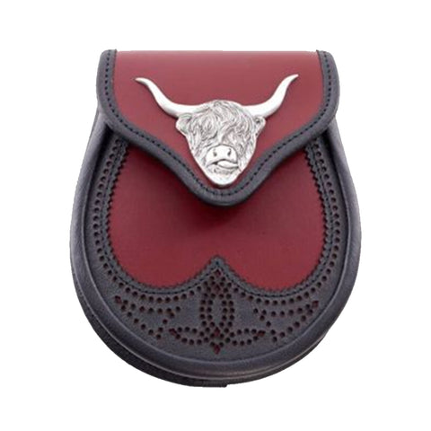 Black Matt Highland Semi Dress Sporran