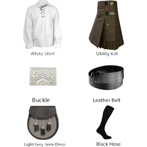 Anderson Tartan Kilt With Kilt Belt And Buckle