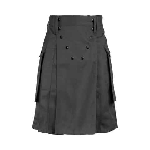 Spartan Gray Utility Kilt For Active Wear