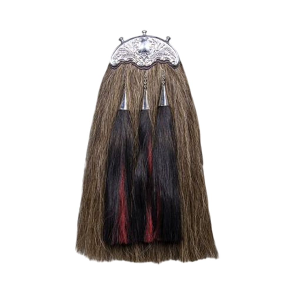 Dress Original Long Horse Hair Sporran With 5 Tassels