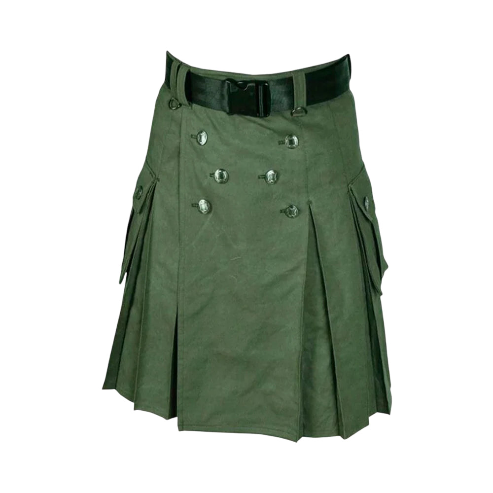 Custom Build Green Contemporary Kilt