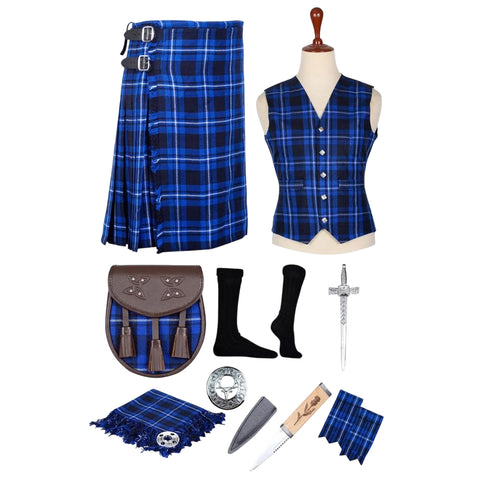 Amercian Patriot Tartan Kilt Set
