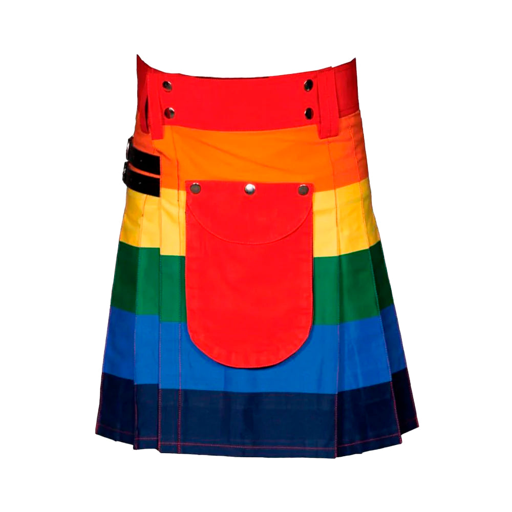 Pride Rainbow Hybrid Kilt