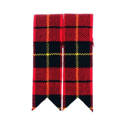 Wallace Scottish Traditional Flashes Tartan Kilt Flashes